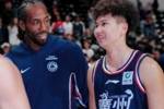 莱昂纳德:我觉得张文杰很有天赋 他未来会更好的